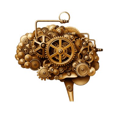 Brain illustration for analytics